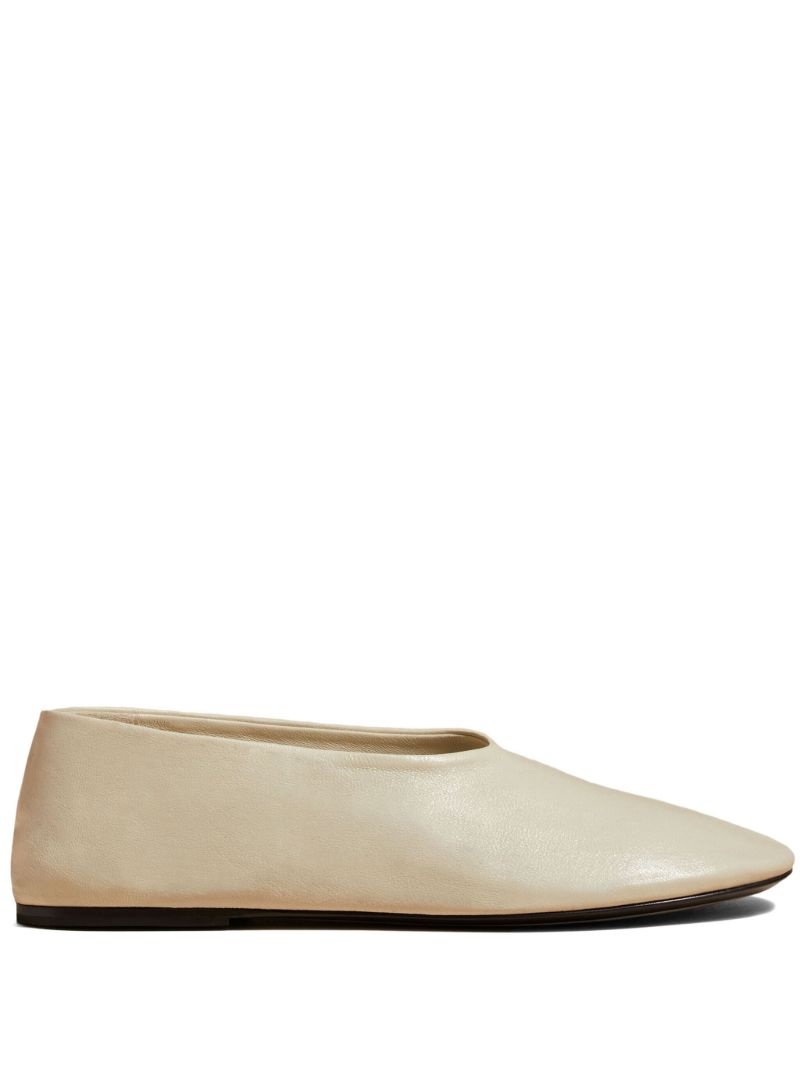 The Maiden Leather Ballet Pumps