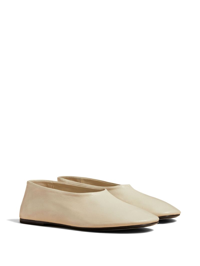 The Maiden Leather Ballet Pumps
