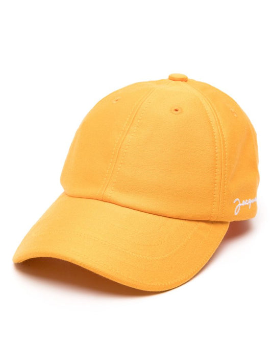 Orange Casquette Cotton Cap