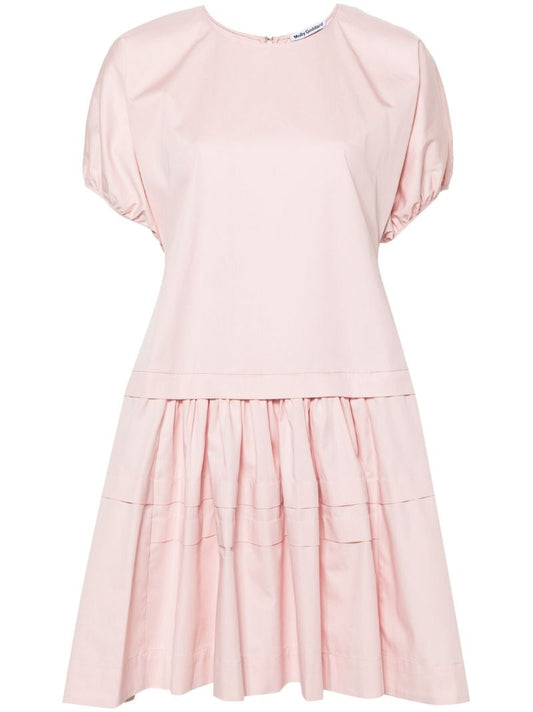 Pink Alexa Cotton Mini Dress
