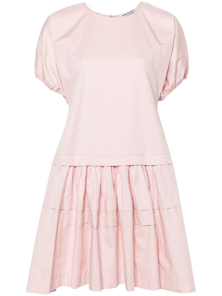 Pink Alexa Cotton Mini Dress