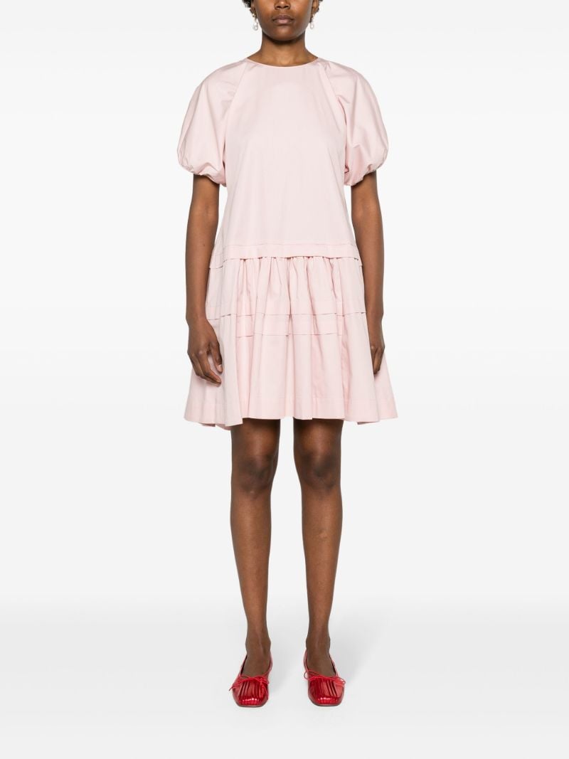 Pink Alexa Cotton Mini Dress