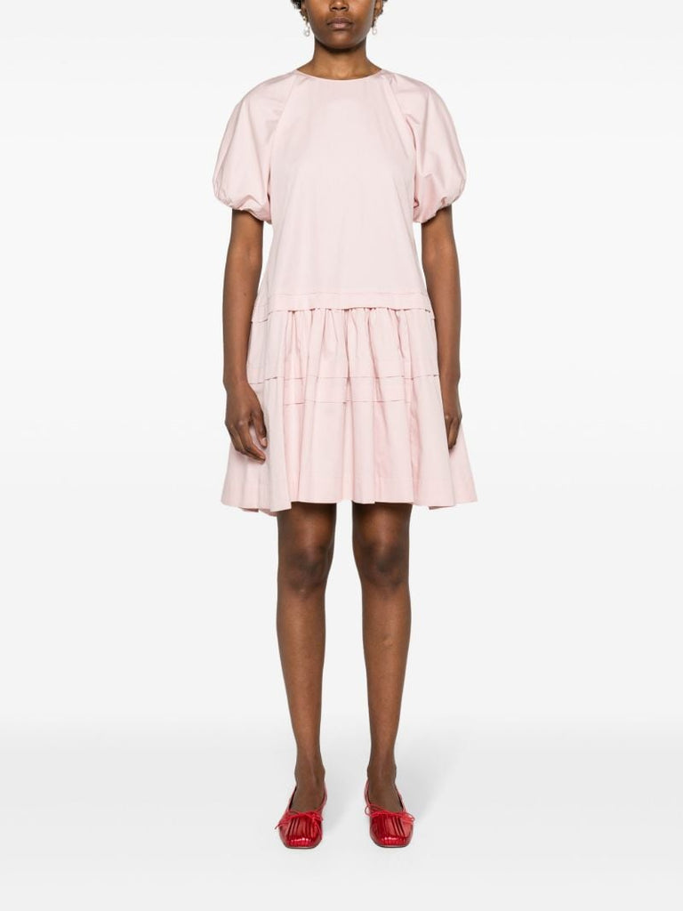 Pink Alexa Cotton Mini Dress
