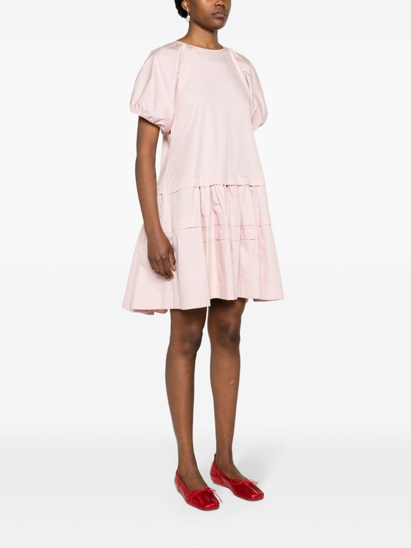 Pink Alexa Cotton Mini Dress