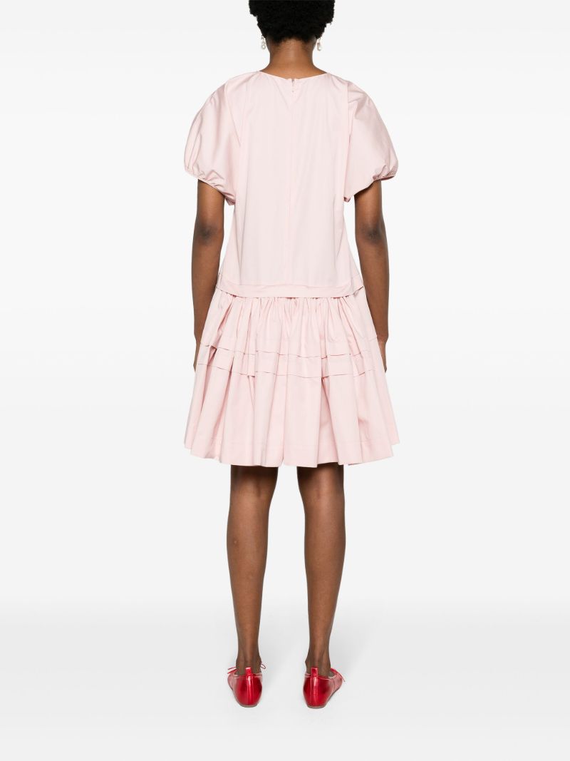 Pink Alexa Cotton Mini Dress