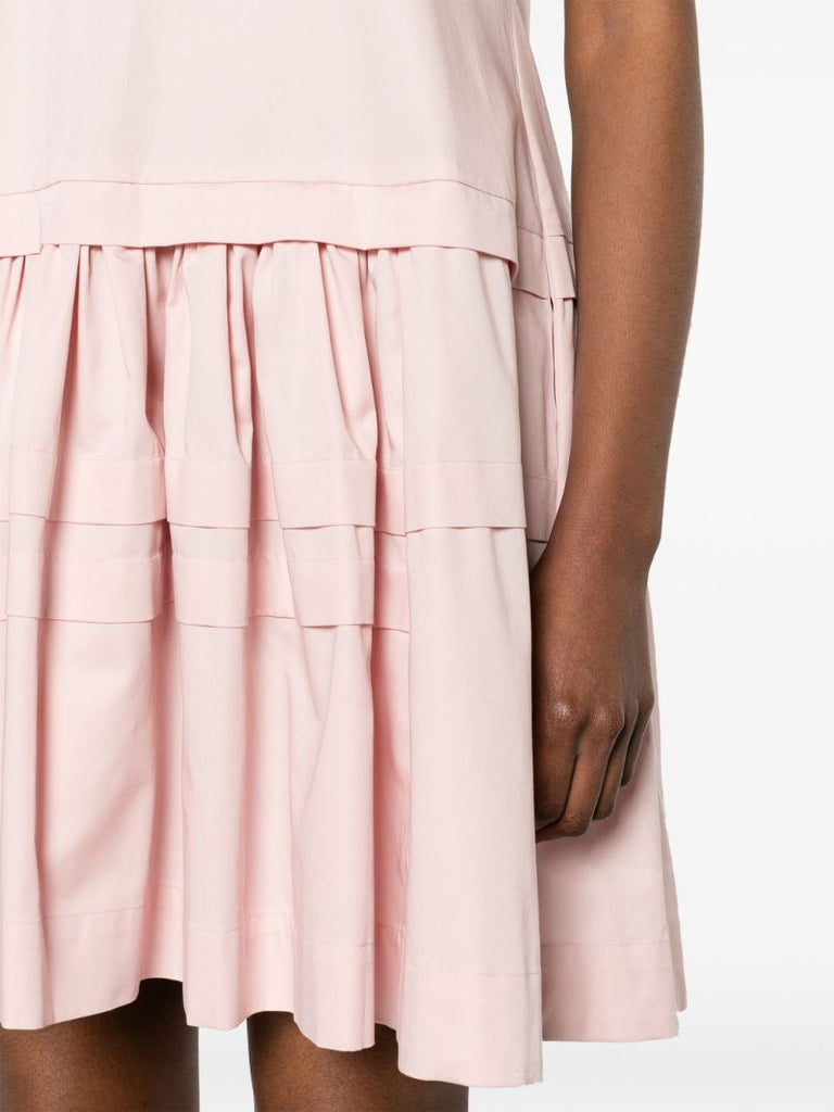 Pink Alexa Cotton Mini Dress