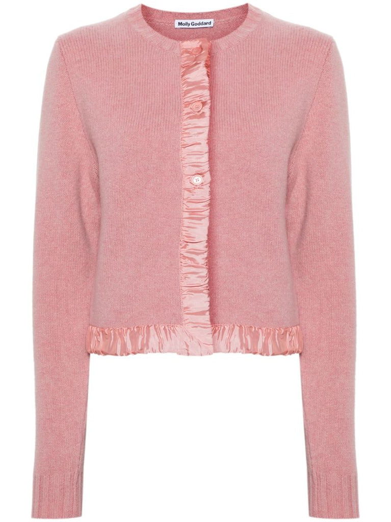 Pink Anya Wool Cardigan