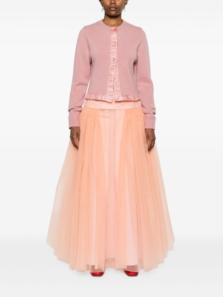 Pink Anya Wool Cardigan