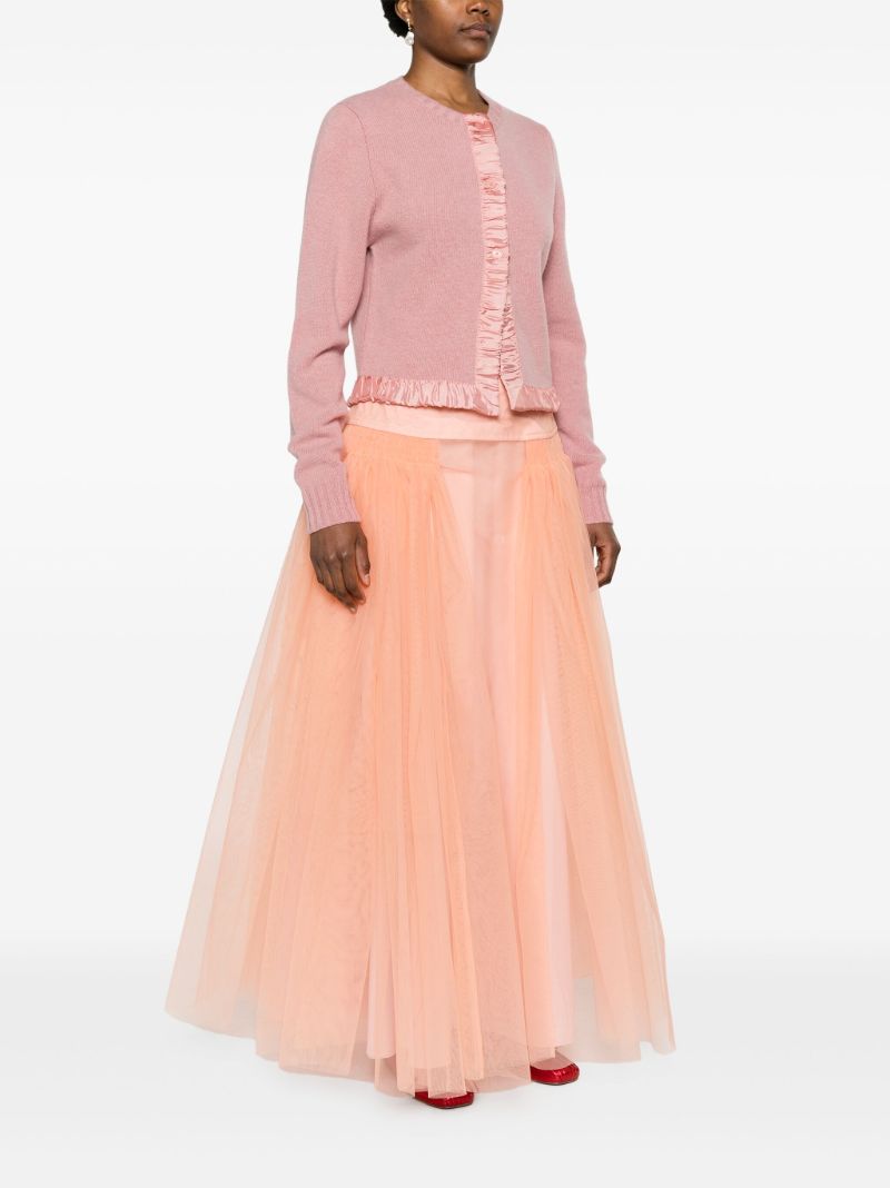 Pink Anya Wool Cardigan