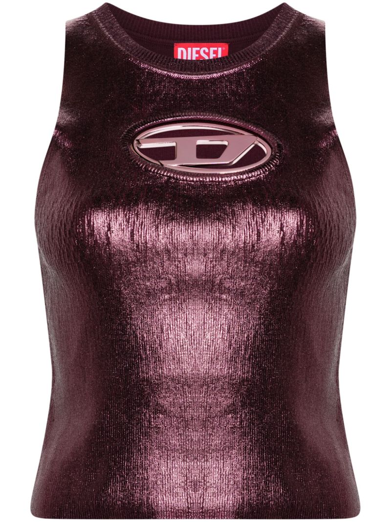 Purple Br-m-onerva Foiled Tank Top