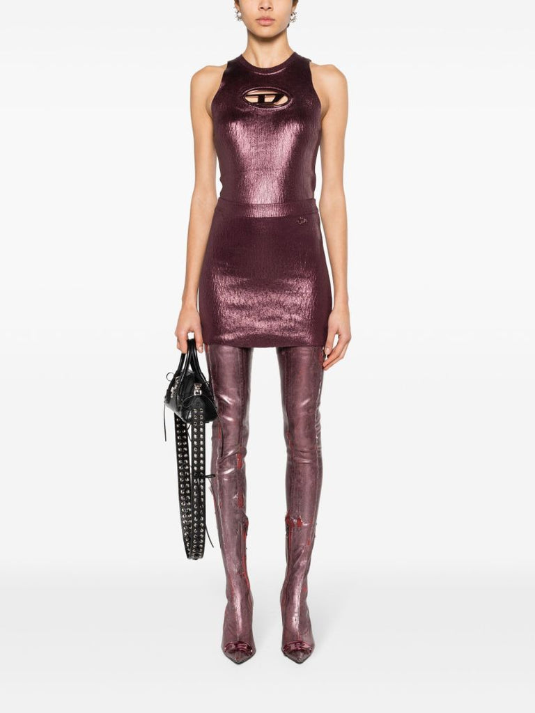 Purple Br-m-onerva Foiled Tank Top