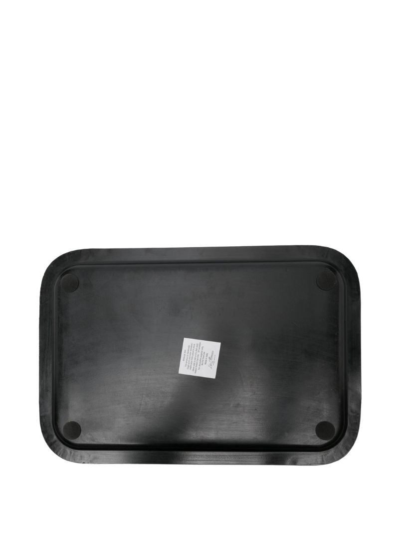 X Browns Black Floral-print Iron Tray