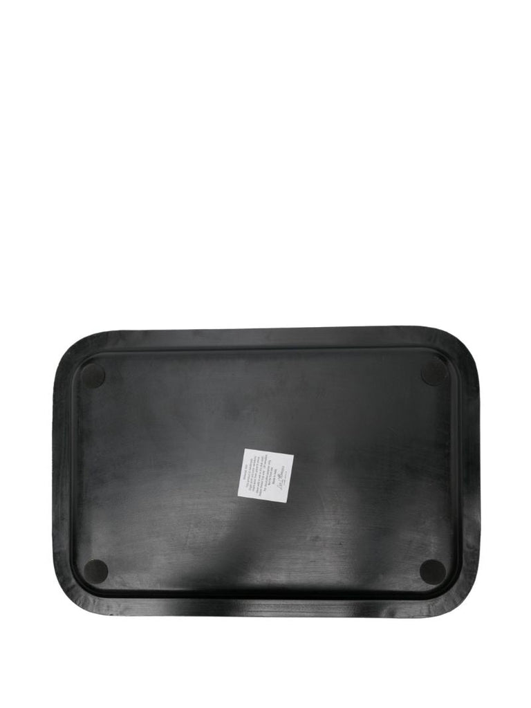 X Browns Black Floral-print Iron Tray