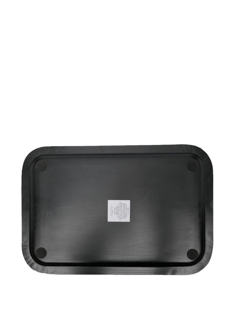 X Browns Black Palm Tree-print Iron Tray