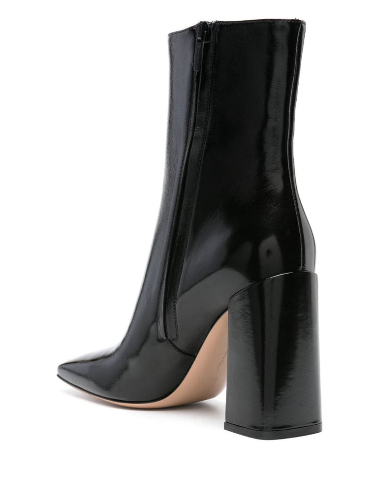 Black 95 Leather Ankle Boots