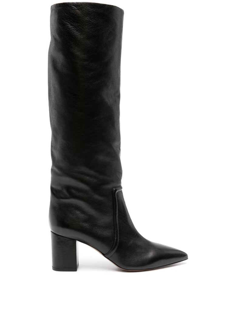 Black Anja 70 Leather Boots