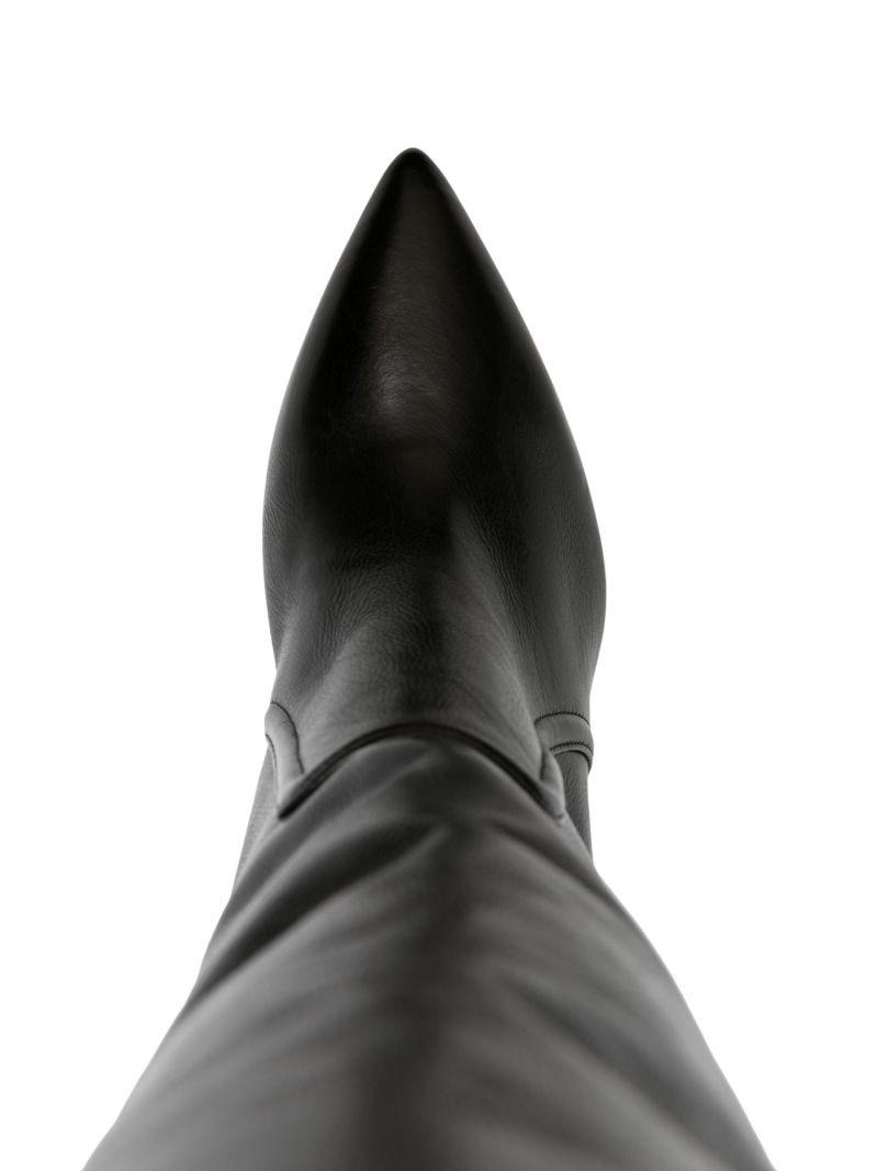 Black Anja 70 Leather Boots