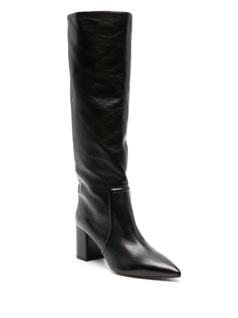 Black Anja 70 Leather Boots