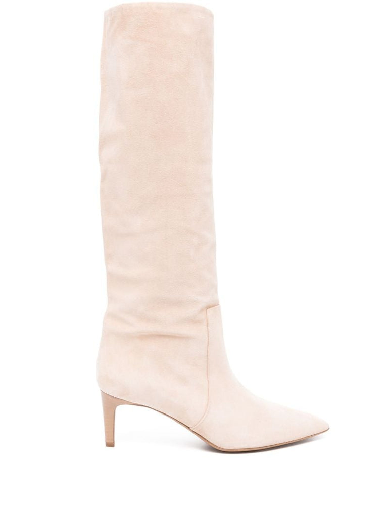 Neutral Stilletto 65 Suede Boots