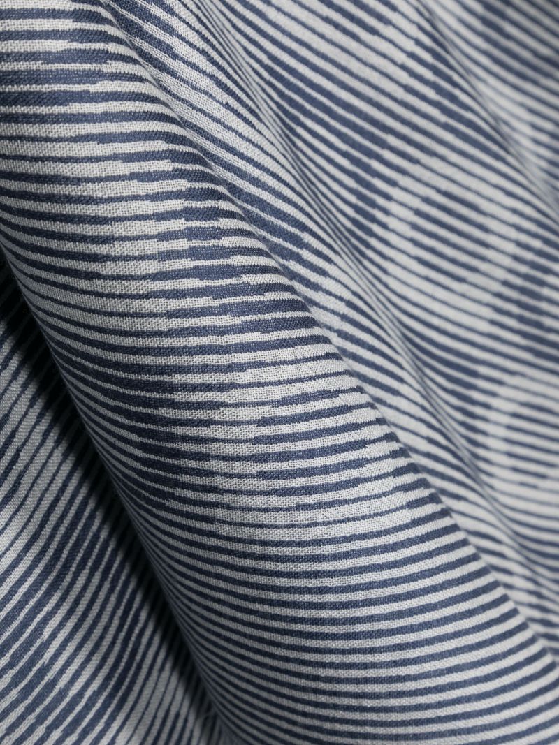 Blue Gancini-jacquard Wool-silk Scarf