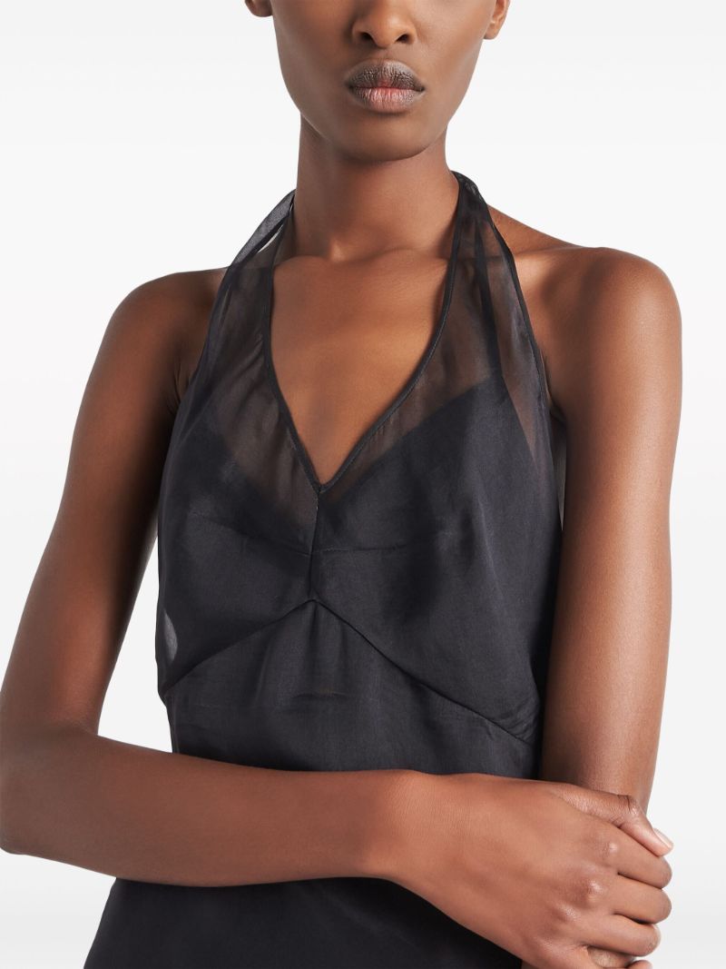 Black Re-edition 1995 Silk Halterneck Dress