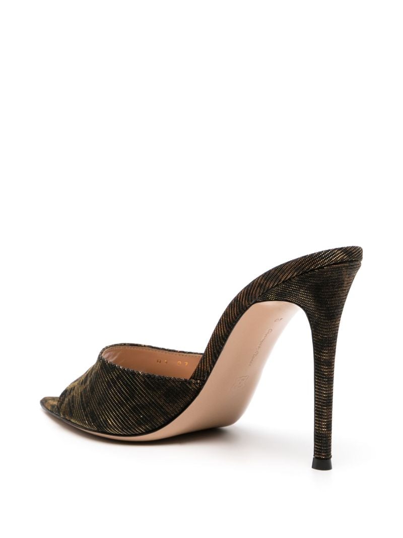 Brown 105mm Leopard-print Sandals