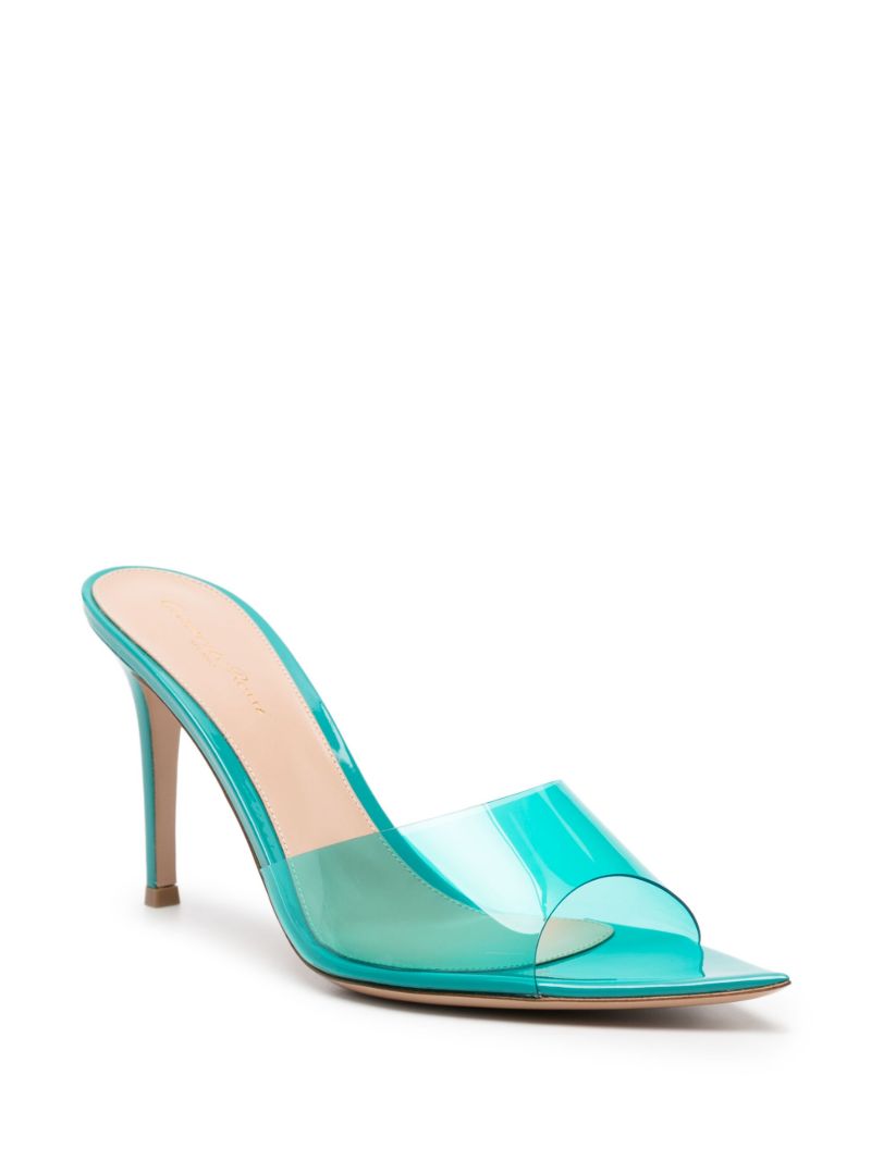 Turquoise Elle 85mm Sandals