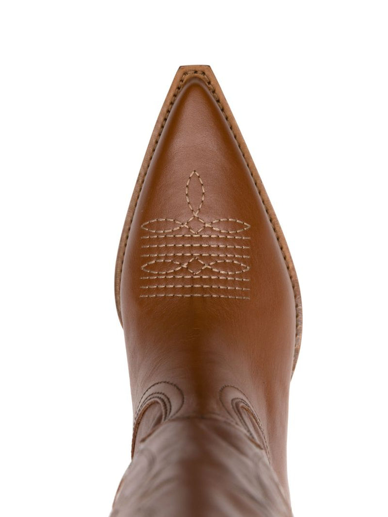 Brown Rosalia 60 Embroidered Boots