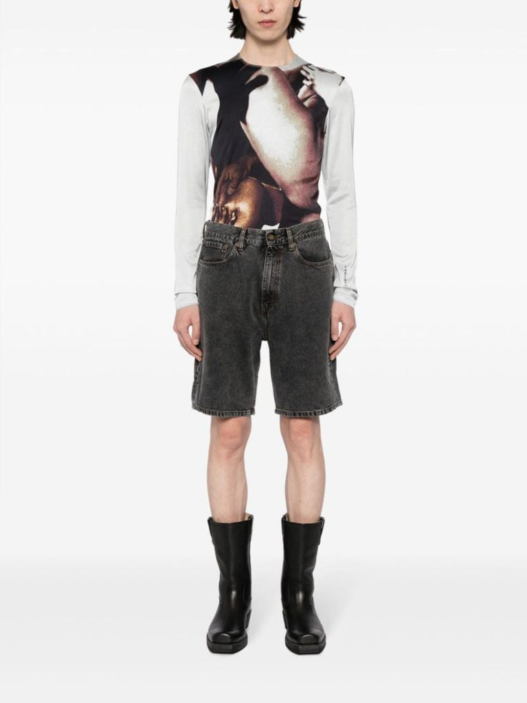 Black Evergreen Maxi Cowboy Cuff Jeans
