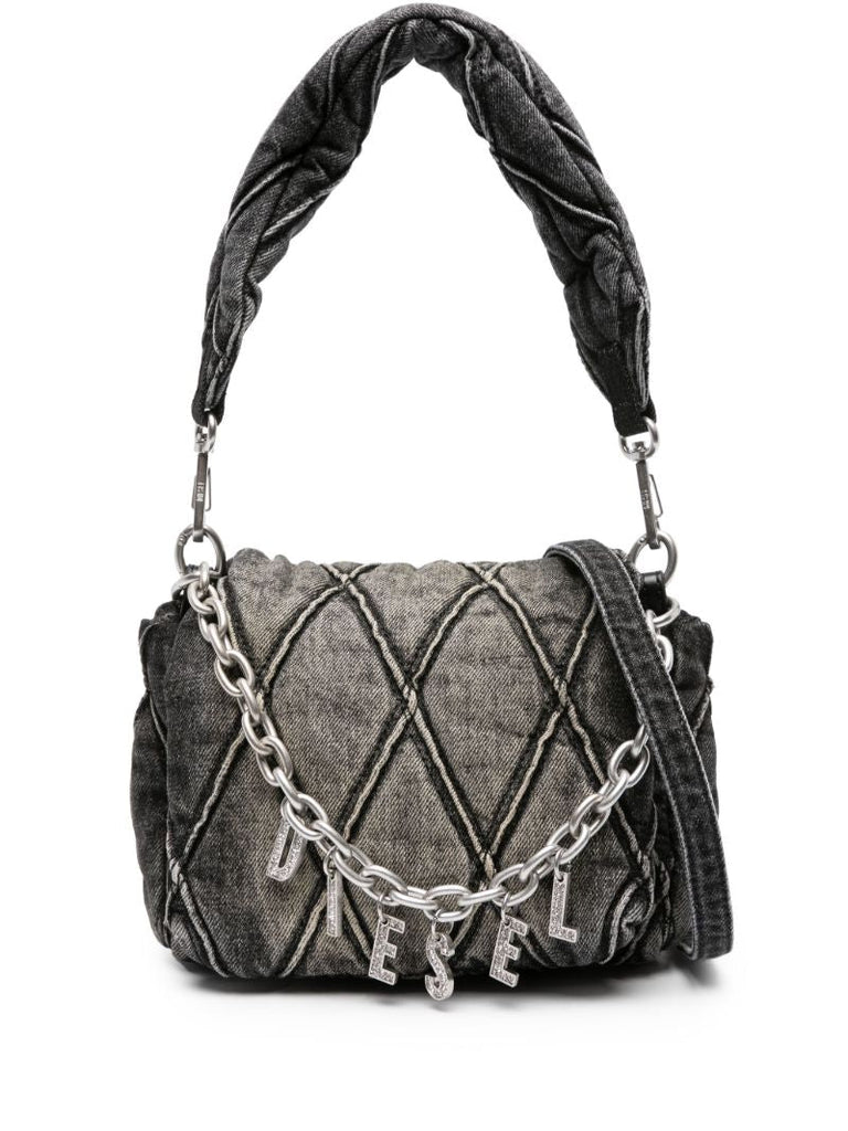 Black Charm-d Medium Shoulder Bag