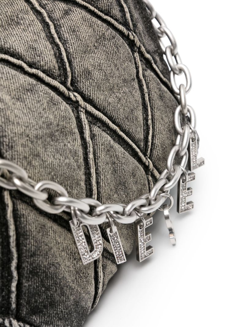 Black Charm-d Medium Shoulder Bag