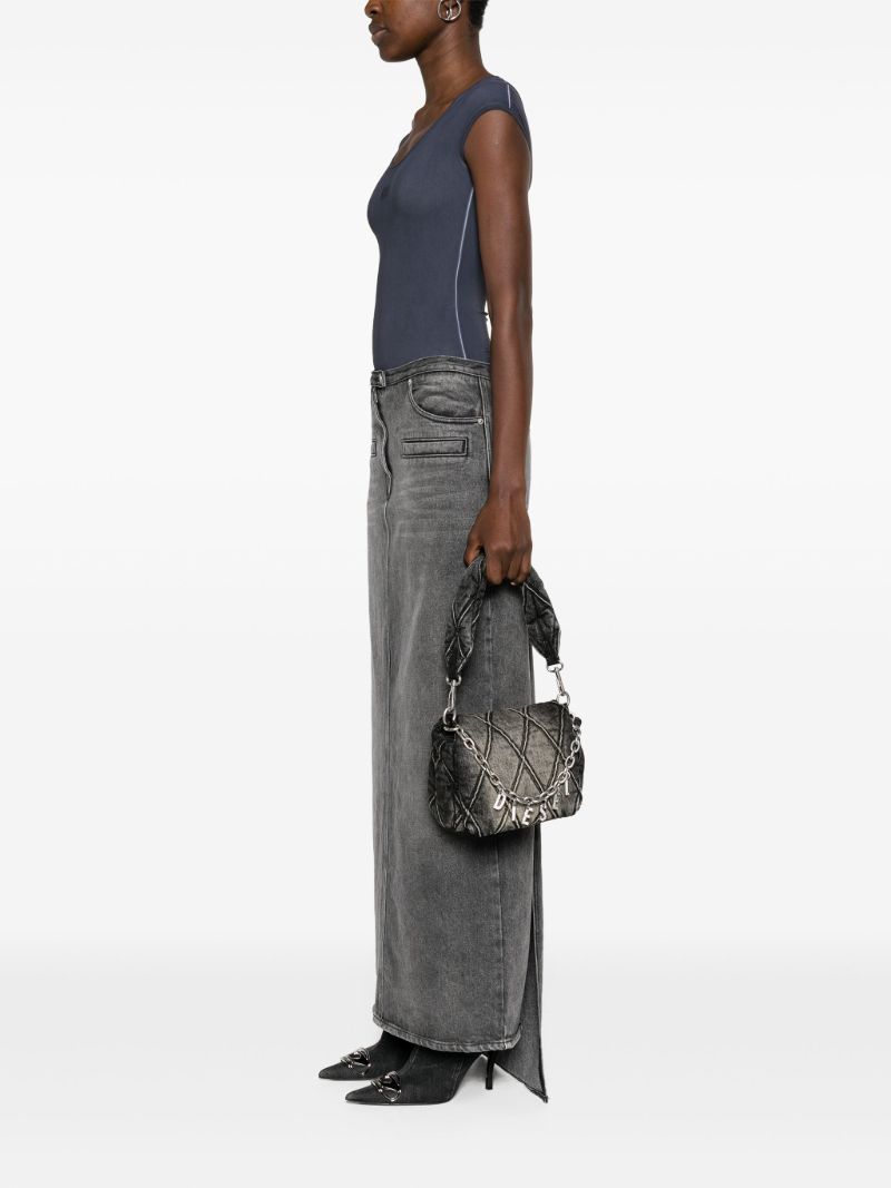 Black Charm-d Medium Shoulder Bag