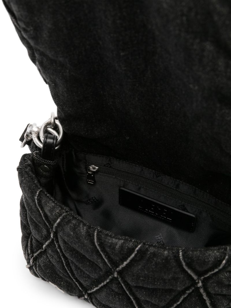 Black Charm-d Medium Shoulder Bag