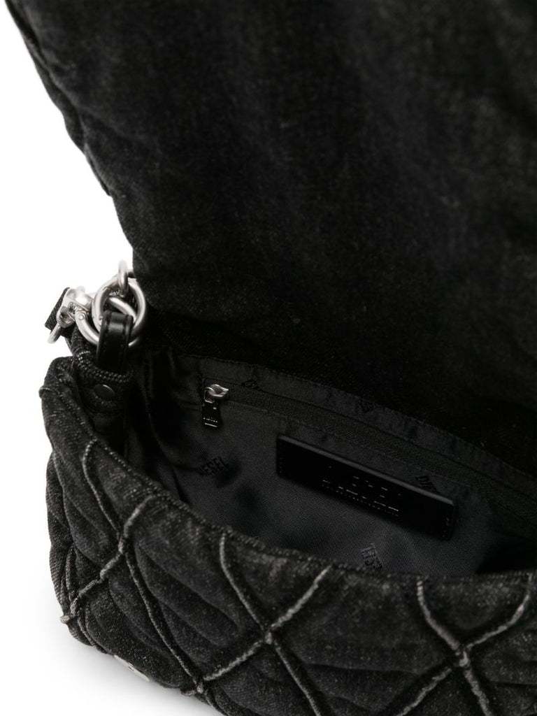 Black Charm-d Medium Shoulder Bag