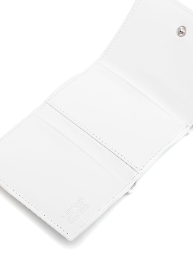 White 1dr Leather Wallet