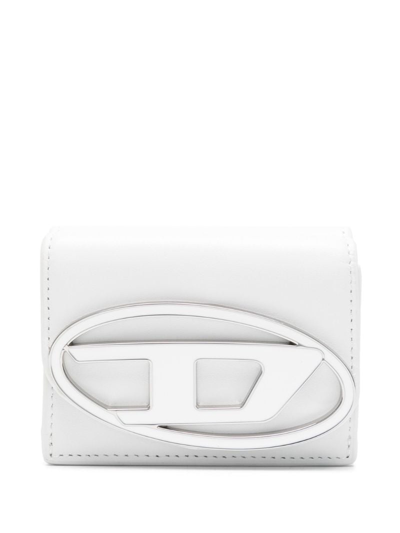 White 1dr Leather Wallet