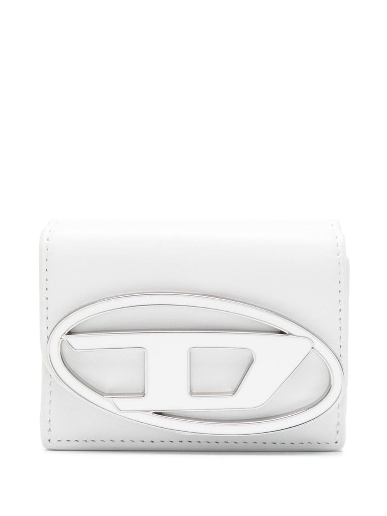 White 1dr Leather Wallet