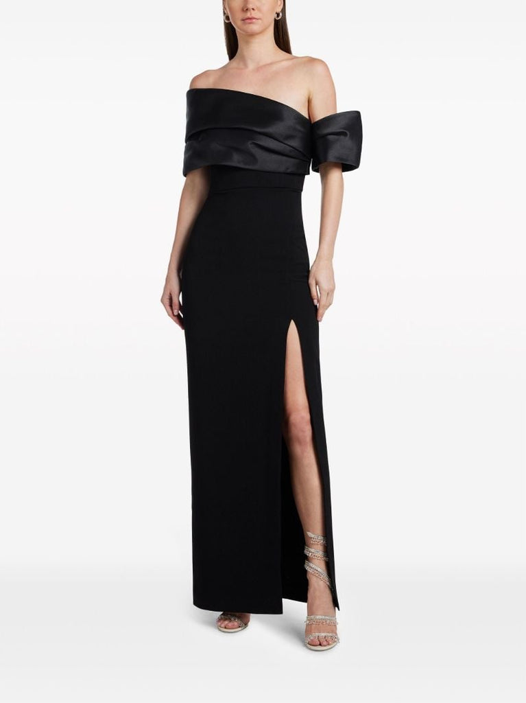 Black Alexis Off-shoulder Gown