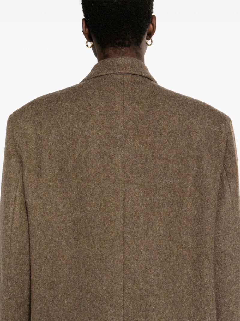 Brown Dhani Wool Coat