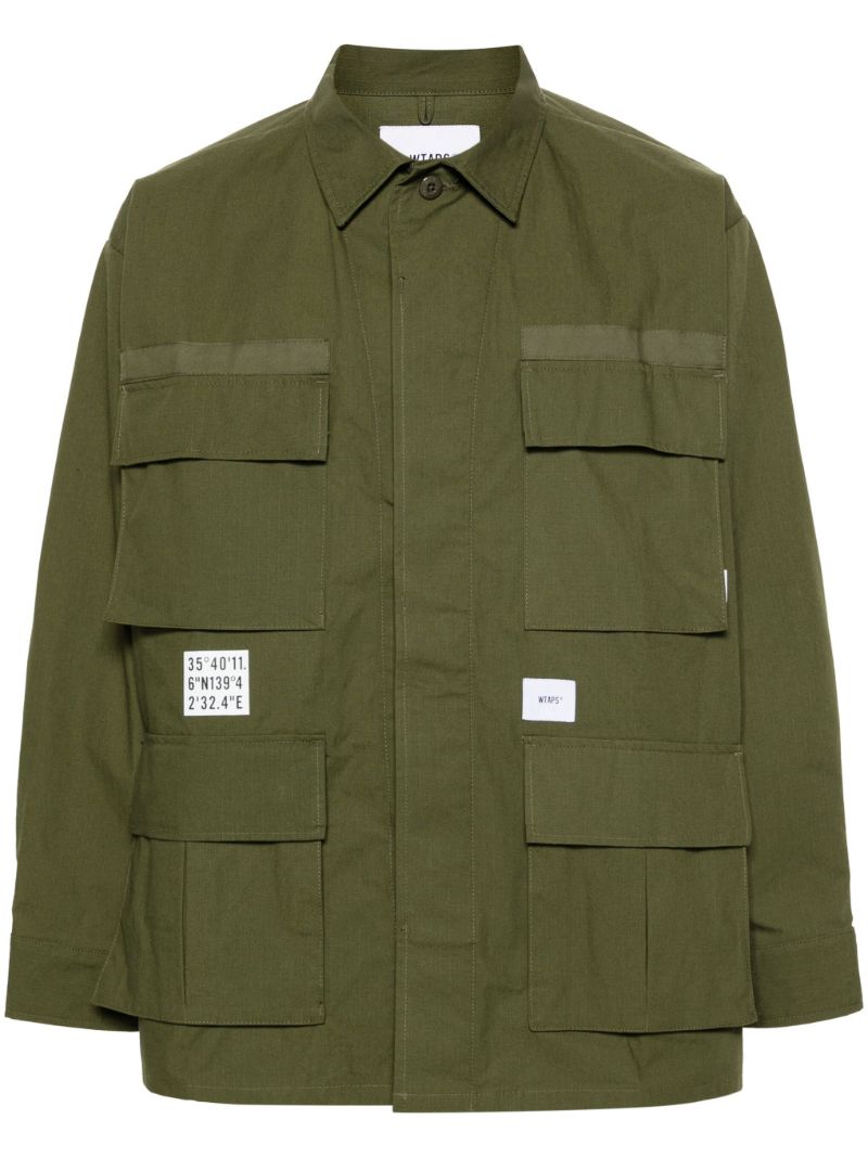Green Identity Ripstop Shirt Jacket