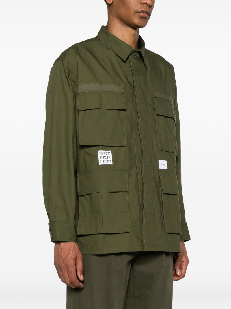 Green Identity Ripstop Shirt Jacket