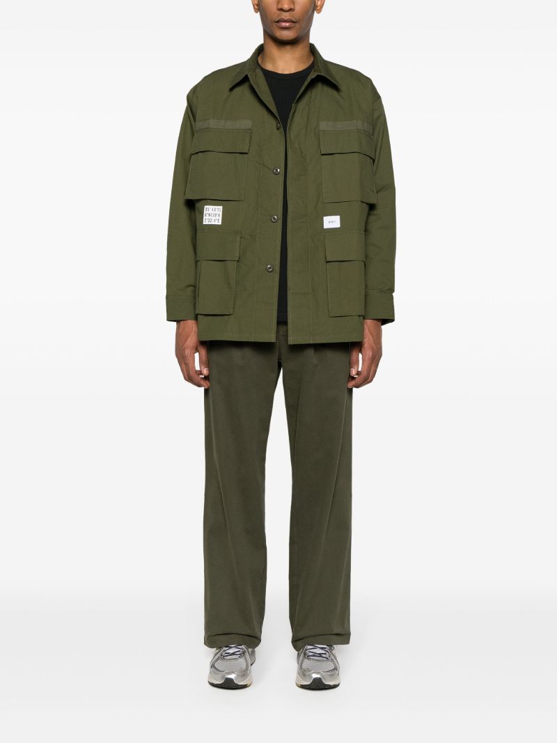 Green Identity Ripstop Shirt Jacket
