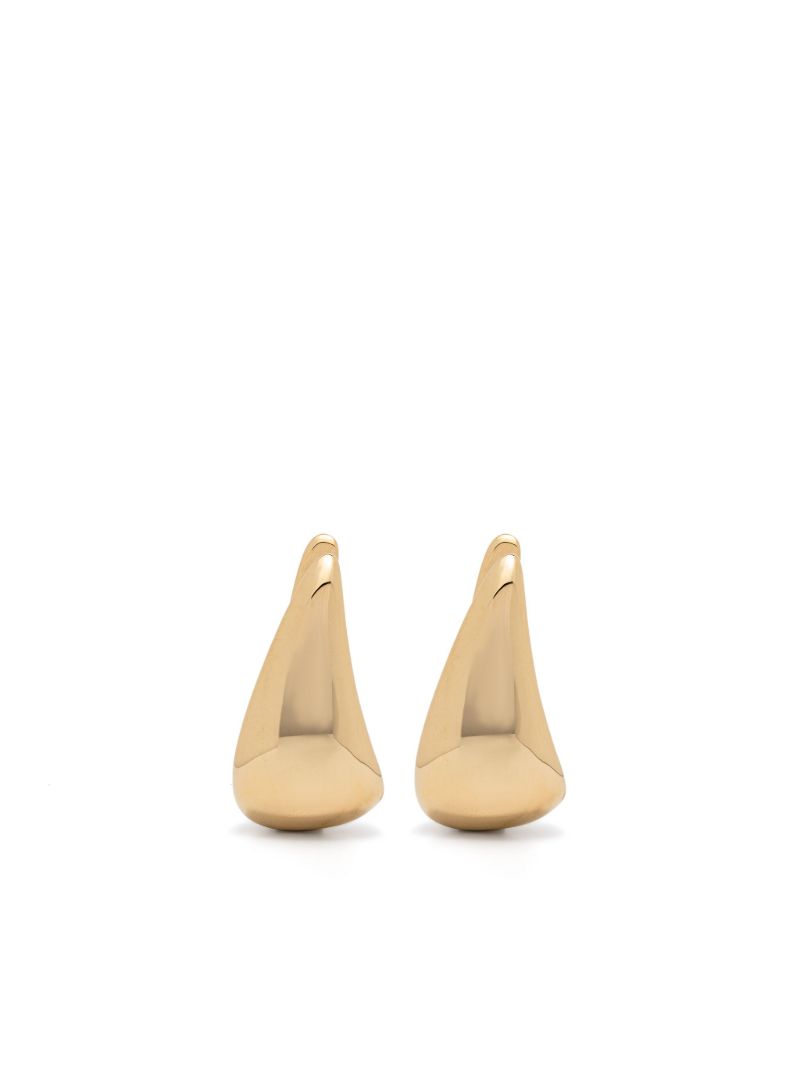 18k Yellow Gold Claw Earrings