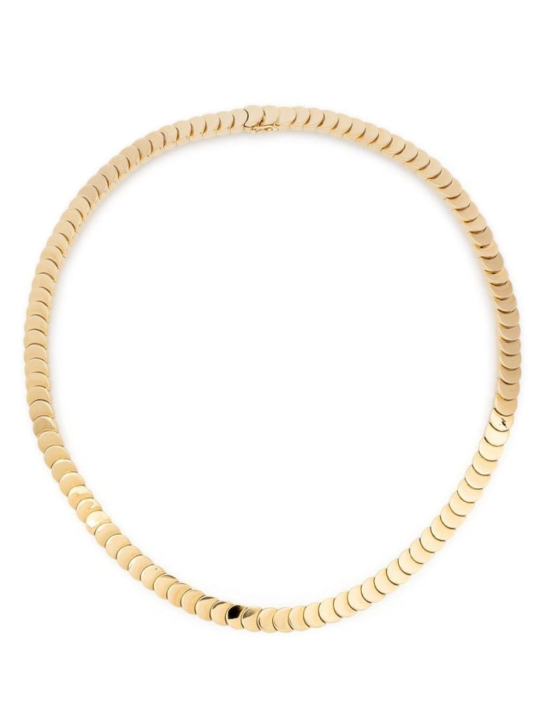 18k Yellow Gold Luna Choker Necklace
