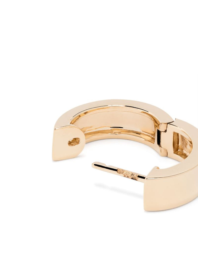 18k Yellow Gold Huggie-hoop Earrings