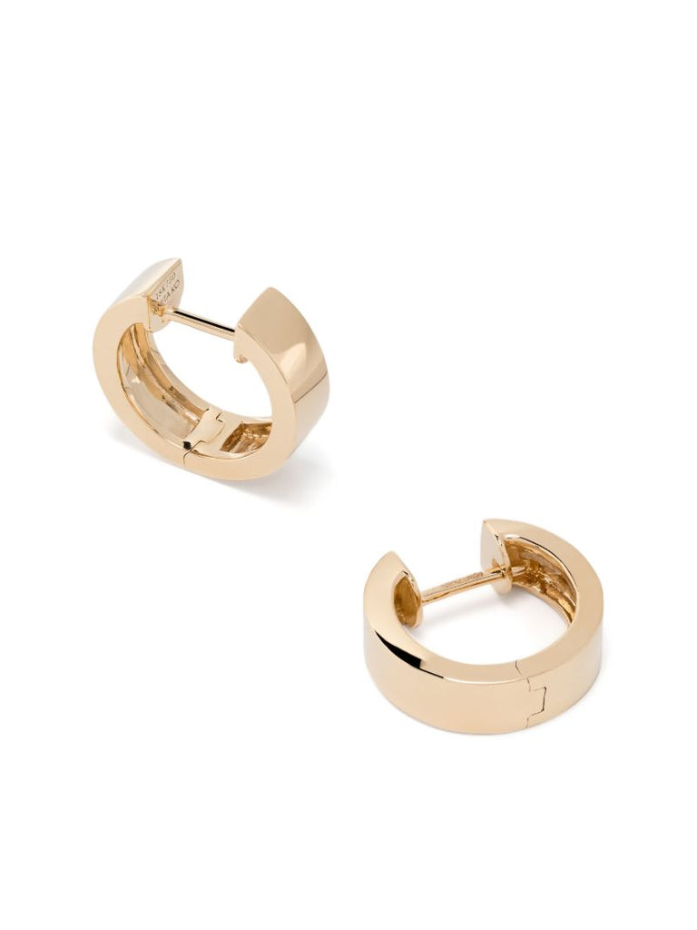 18k Yellow Gold Huggie-hoop Earrings