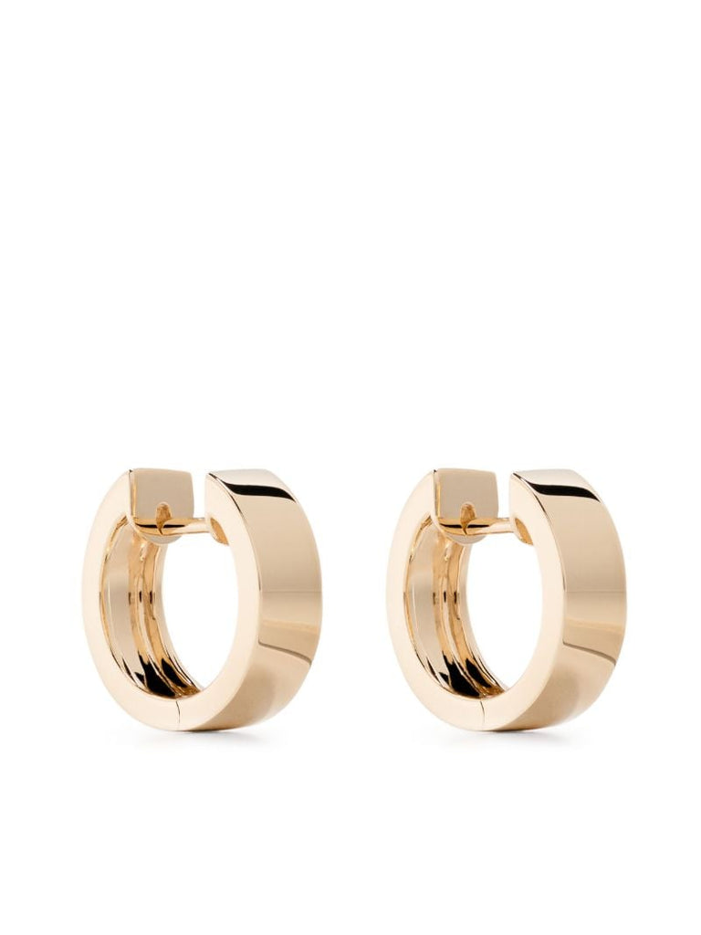 18k Yellow Gold Huggie-hoop Earrings