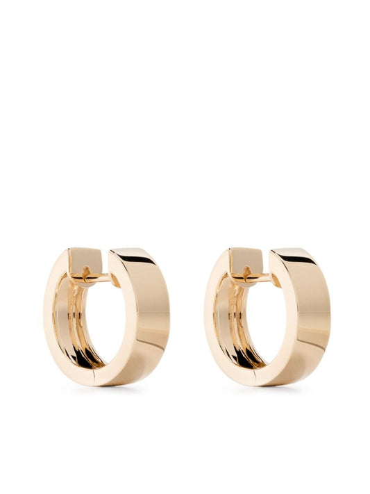 18k Yellow Gold Huggie-hoop Earrings