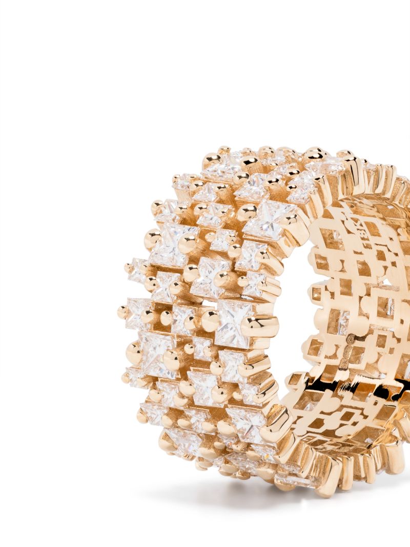 18k Yellow Gold Classic Diamond Band Ring