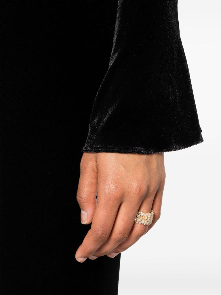 18k Yellow Gold Classic Diamond Band Ring